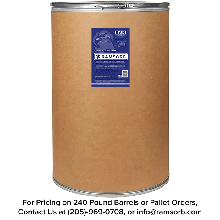 RamSorb 55 Gallon Fiber Barrel